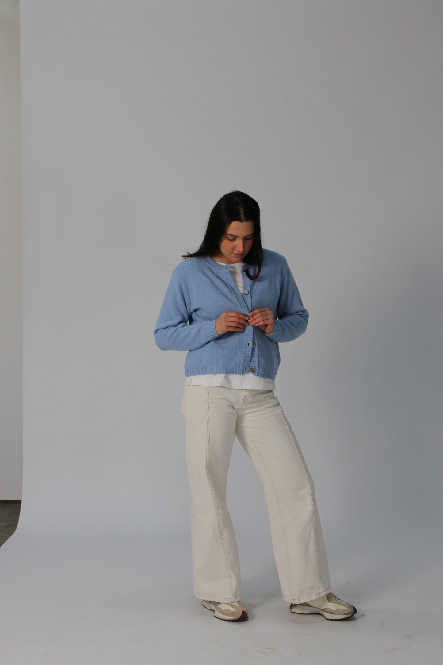 crew neck cardi
