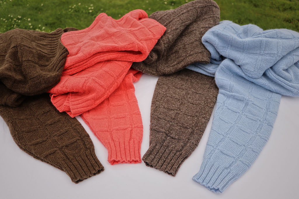 check cardigan