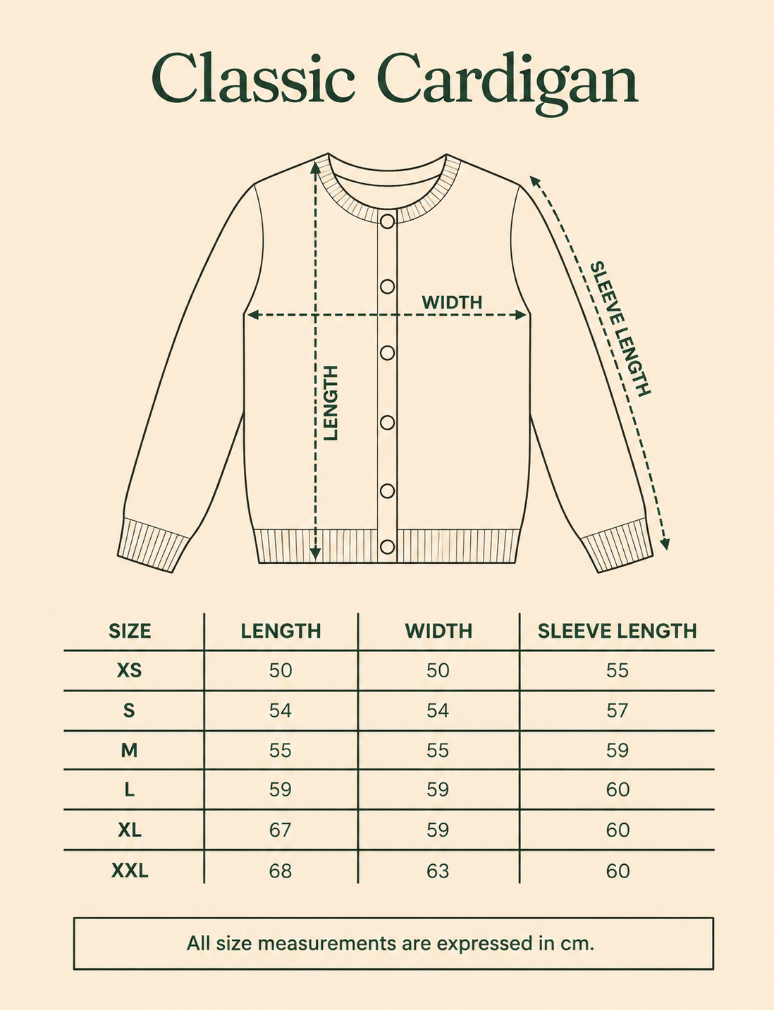 crew neck cardi